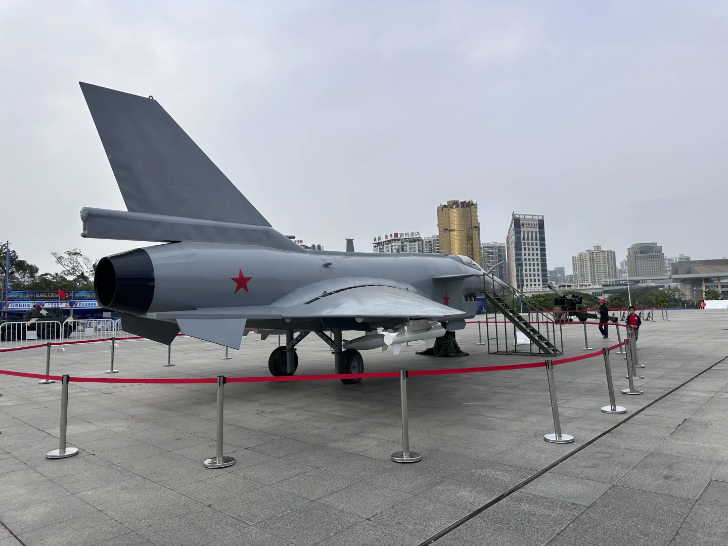 我在航空展画糖画