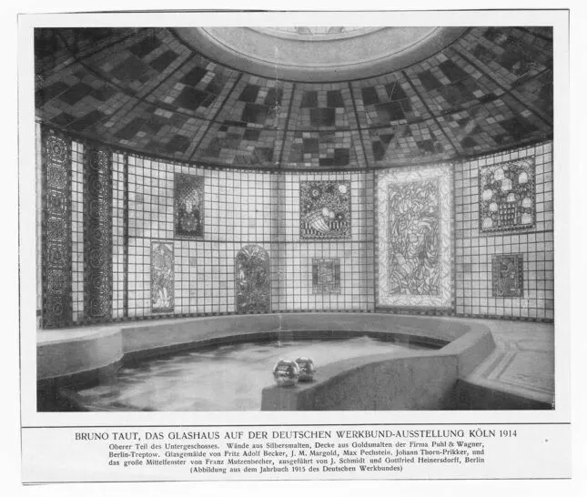 The Glass Pavilion，Bruno Taut，1914