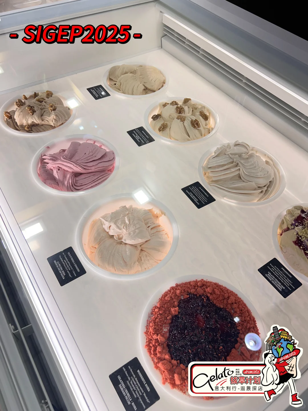 专业的❗️有趣的❗️让人惊叹的‼️gelato盛会～