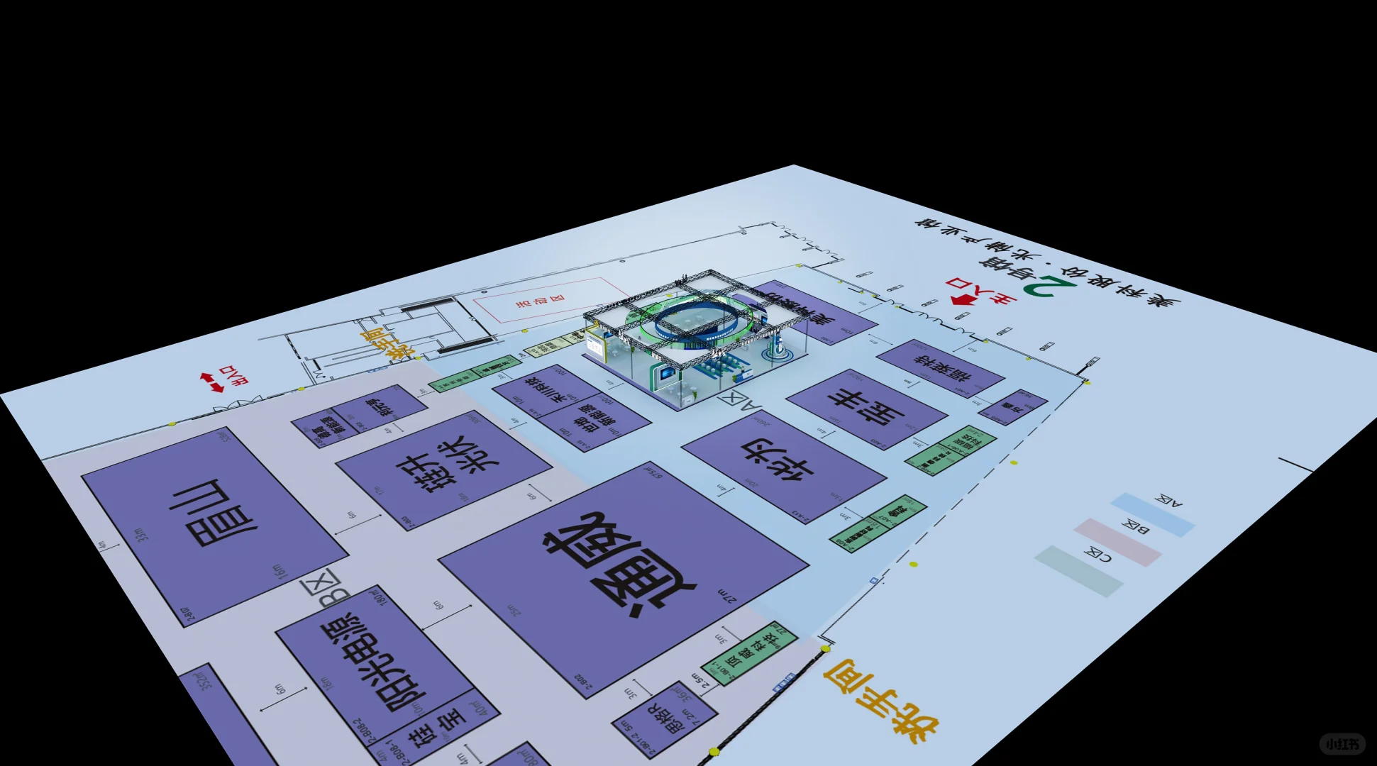 天津展会策划设计搭建｜高科技现代化展台