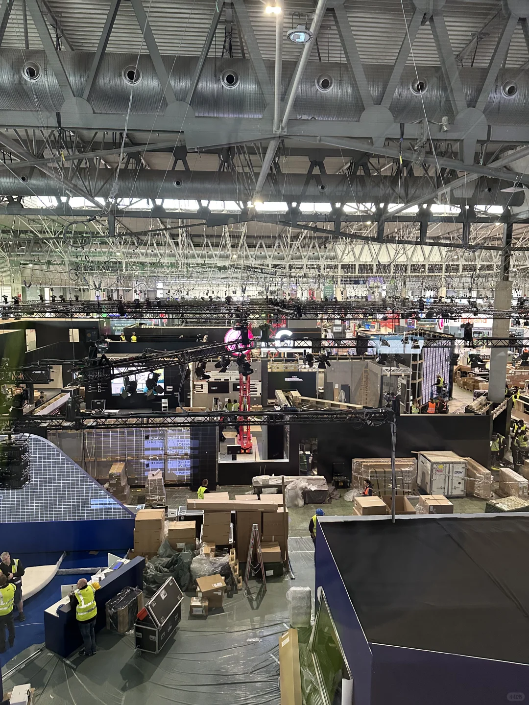 ??婧和文化ISE展会搭建最后一天