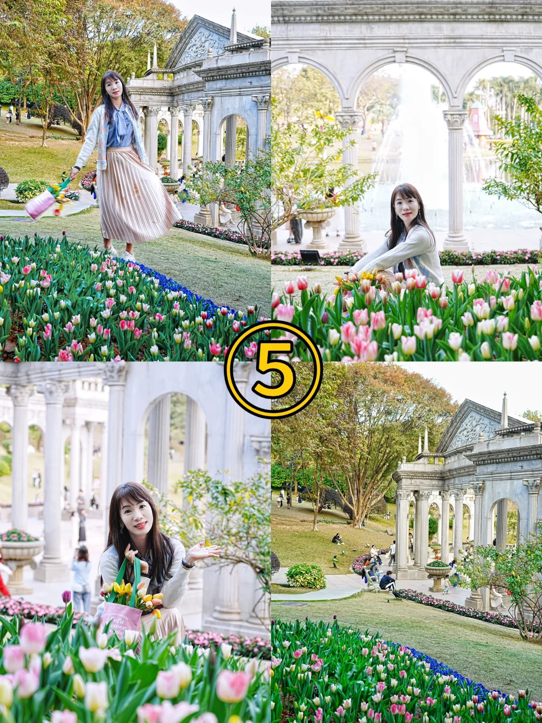 云台花园看?才8R，但人多?附避人机位