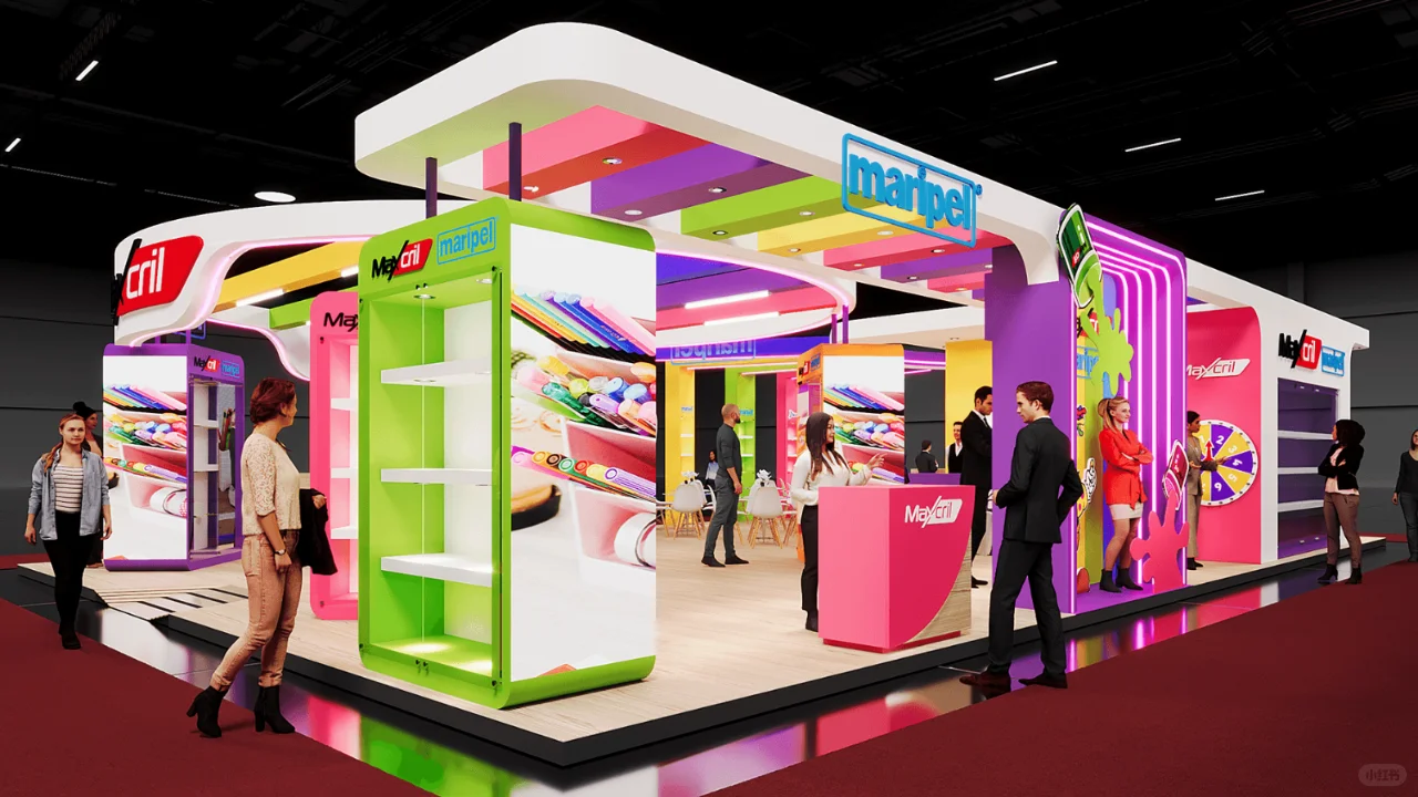 展会展台设计搭建 | 96㎡ 文具展览会