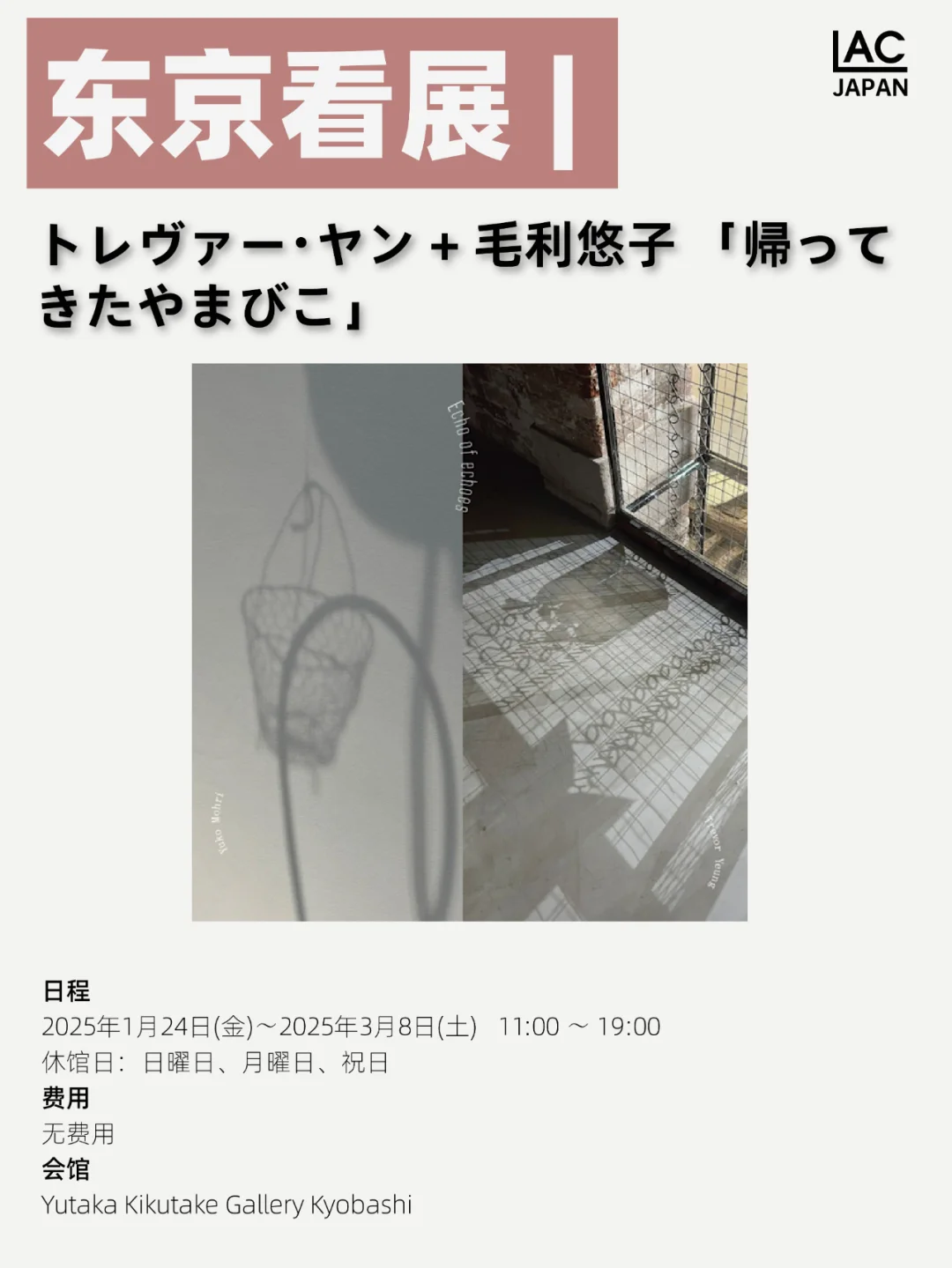 东京25年2月必看艺术展讯?速速收藏