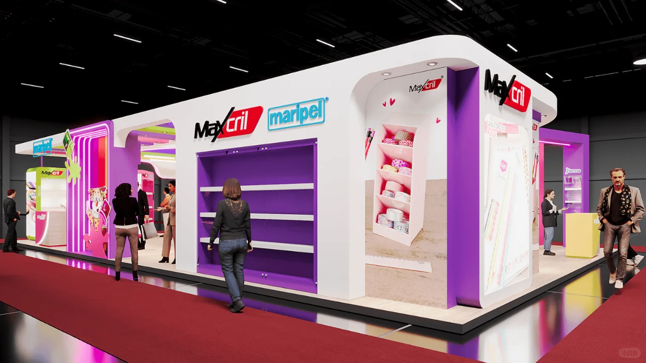 展会展台设计搭建 | 96㎡ 文具展览会