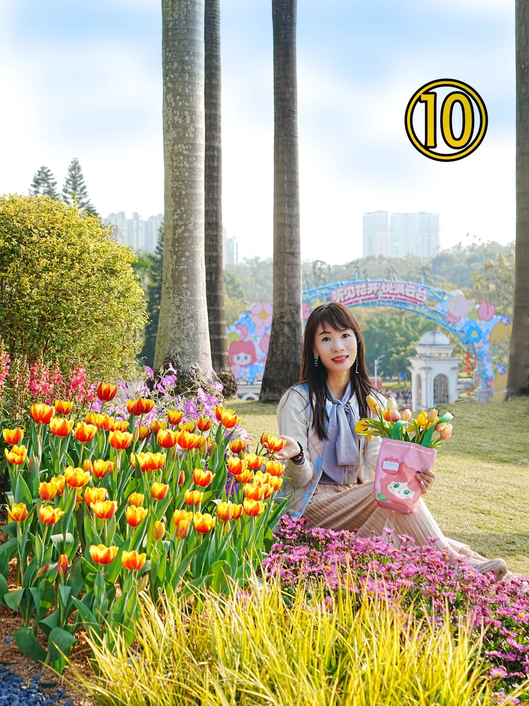 云台花园看?才8R，但人多?附避人机位