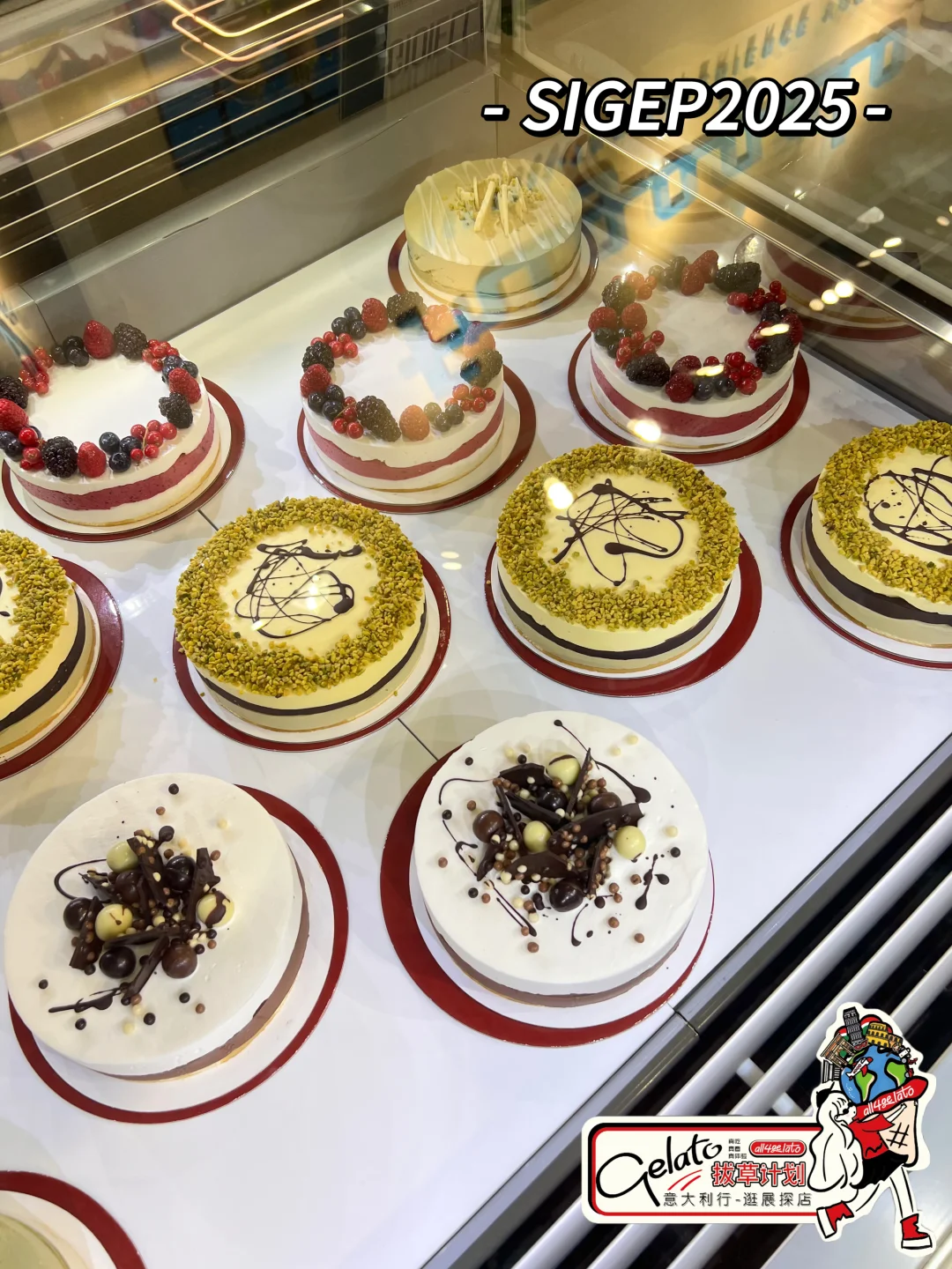 专业的❗️有趣的❗️让人惊叹的‼️gelato盛会～