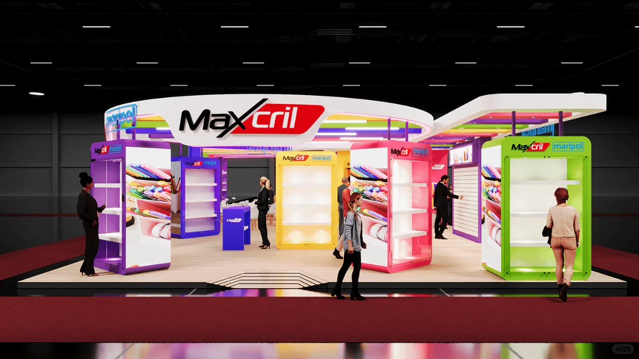 展会展台设计搭建 | 96㎡ 文具展览会