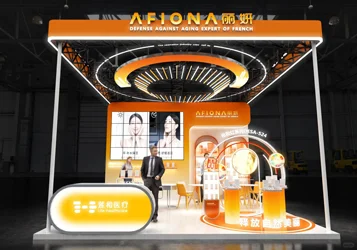 54平米展台设计搭建创意设计