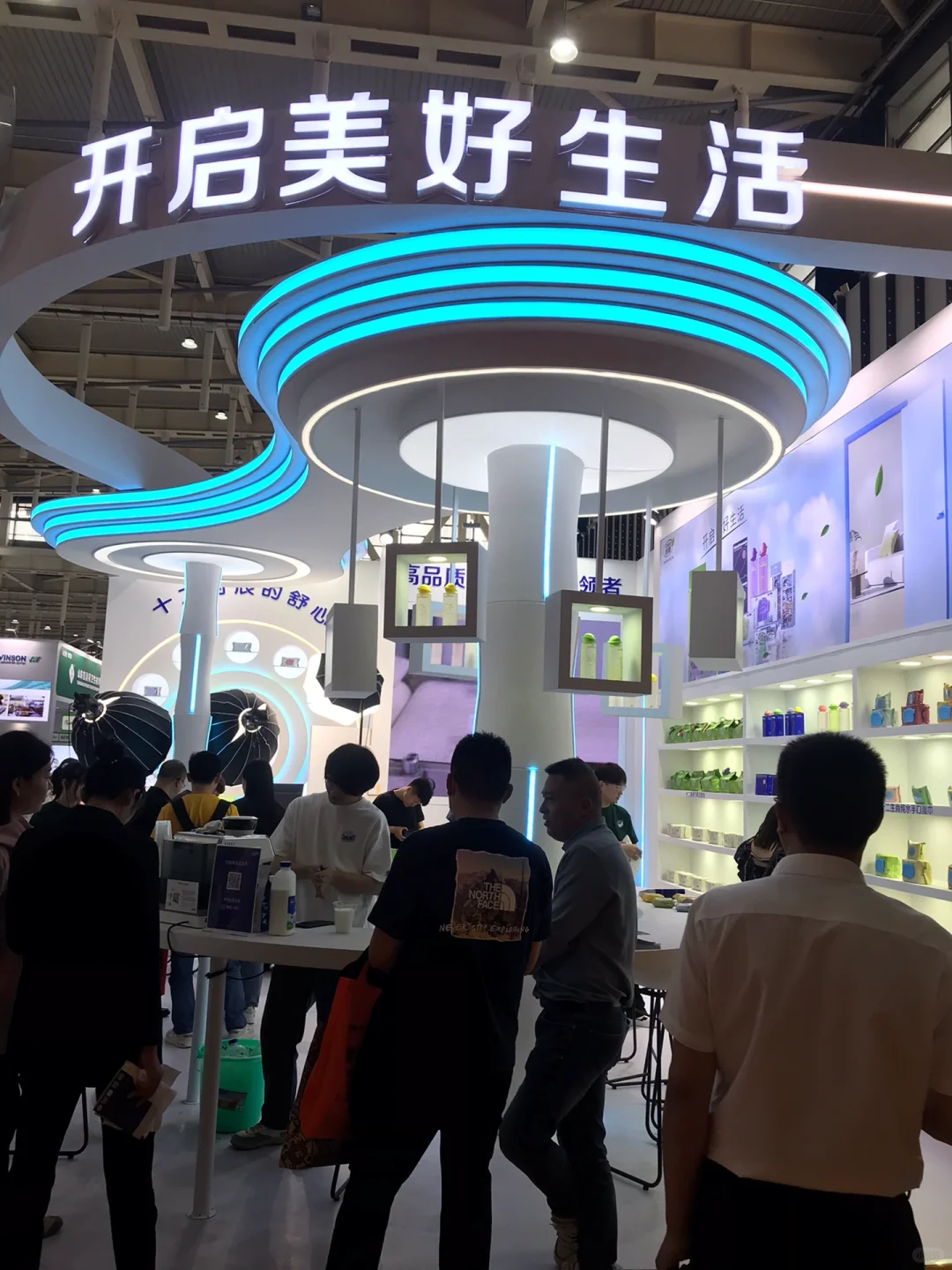 生活用纸南京展会启美展台好看诶