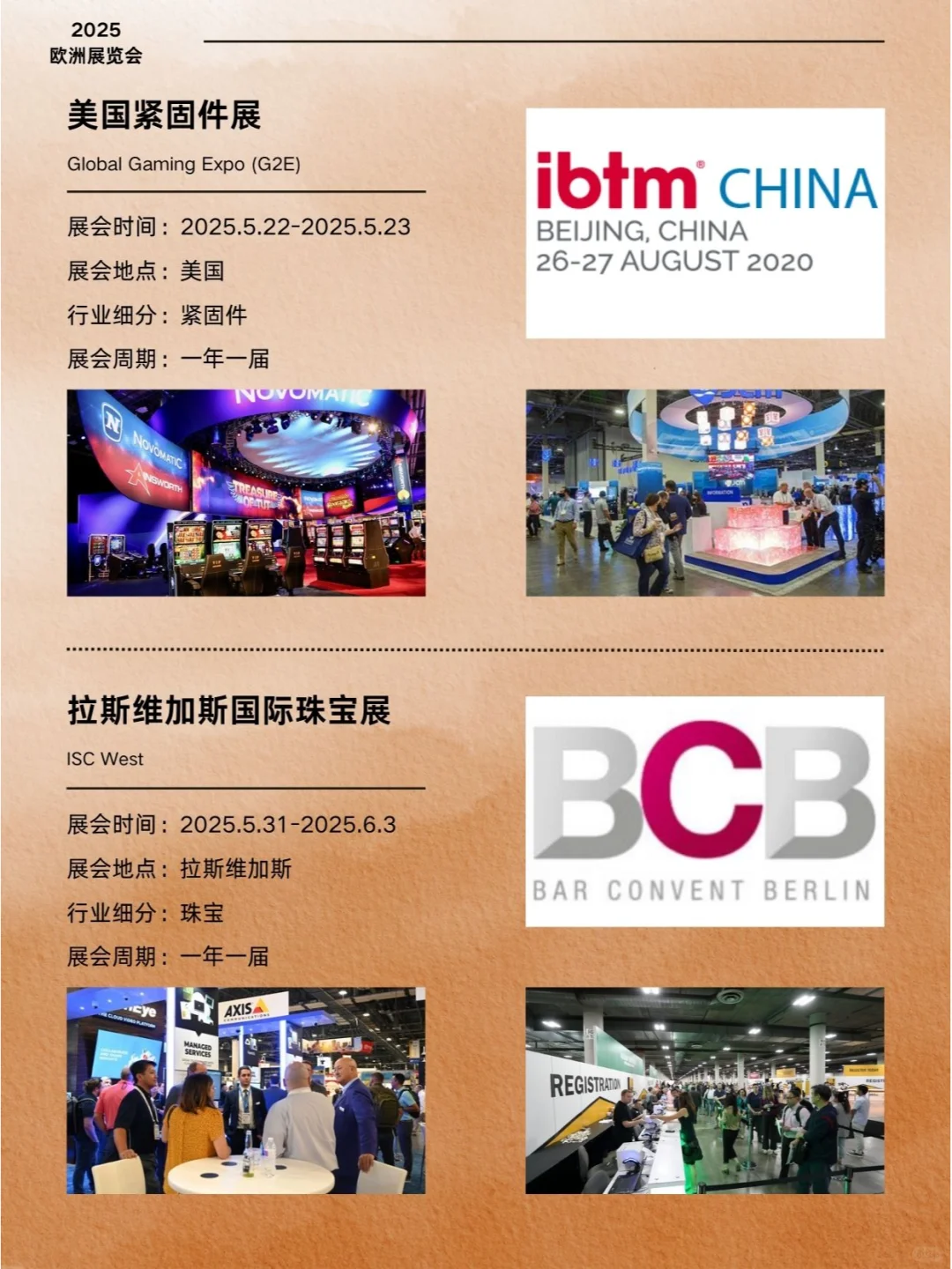 2025欧洲展会合集分享