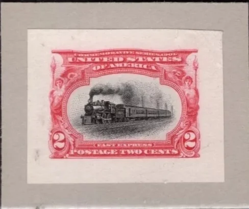 外国邮票，1901年美国泛美博览会邮票印样