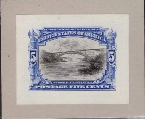 外国邮票，1901年美国泛美博览会邮票印样