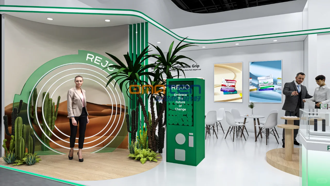 迪拜展览设计搭建丨阿联酋烟草展方案分享