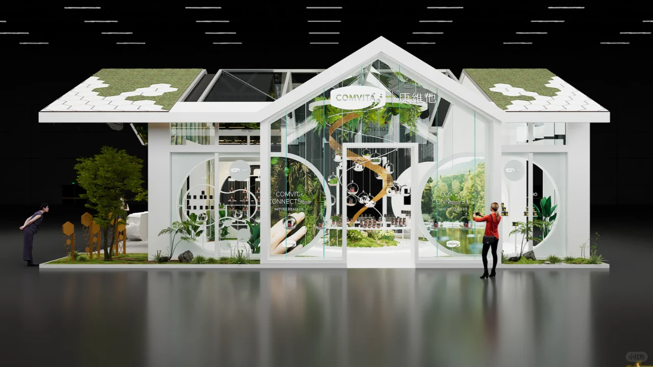 展会展台设计搭建 | 108㎡ 进博会