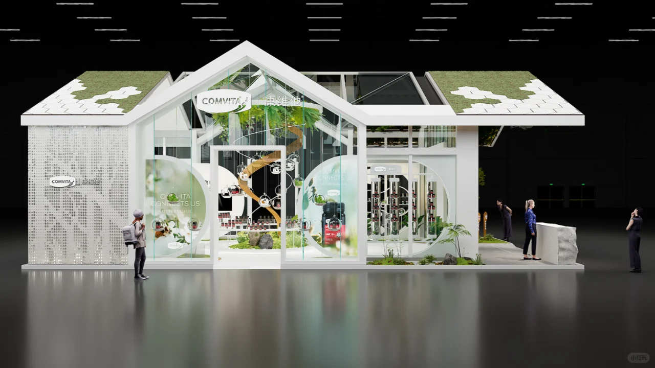 展会展台设计搭建 | 108㎡ 进博会