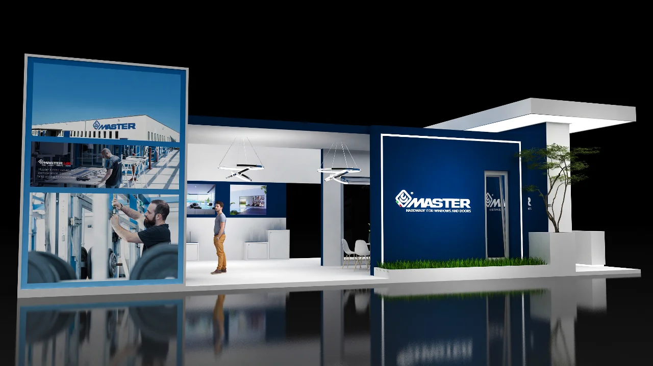 上海门窗展丨120平展台设计搭建案例