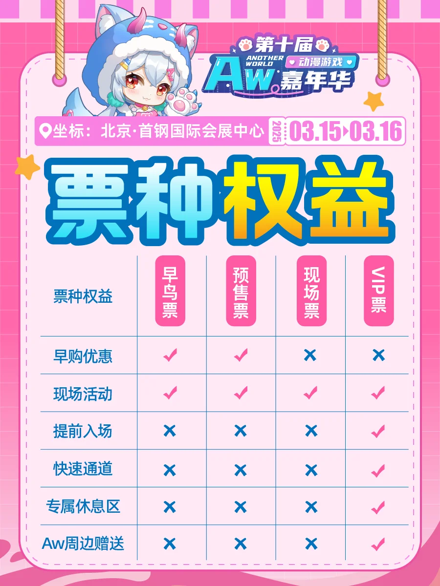 宝子们请看！票务权益来啦~