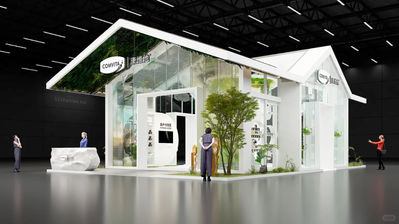 展会展台设计搭建 | 108㎡ 进博会