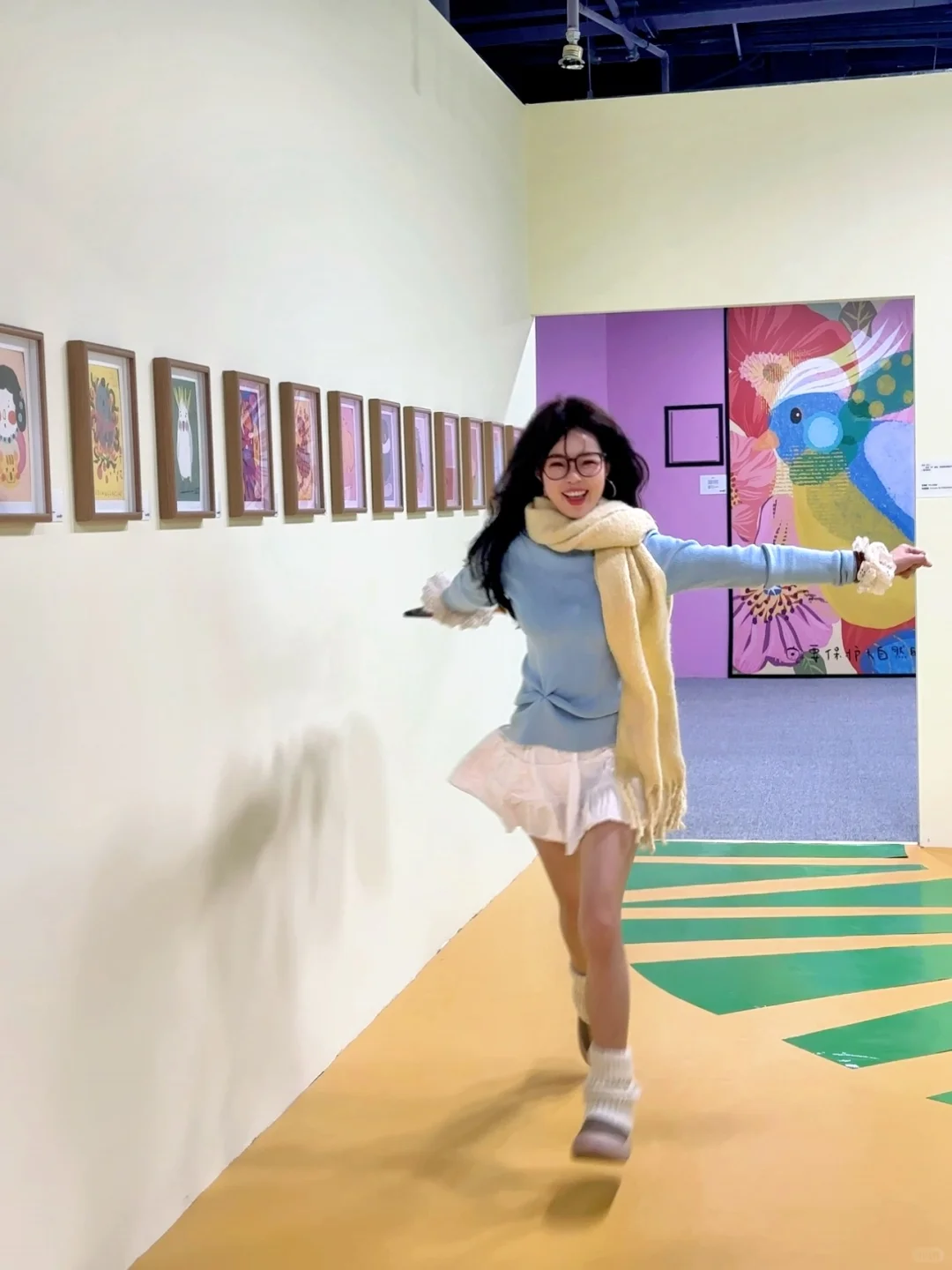 终于来广州了?地铁直达新展！！好可爱啊啊……