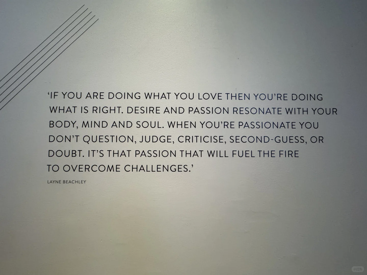 今天在悉尼博物馆看到的一句话