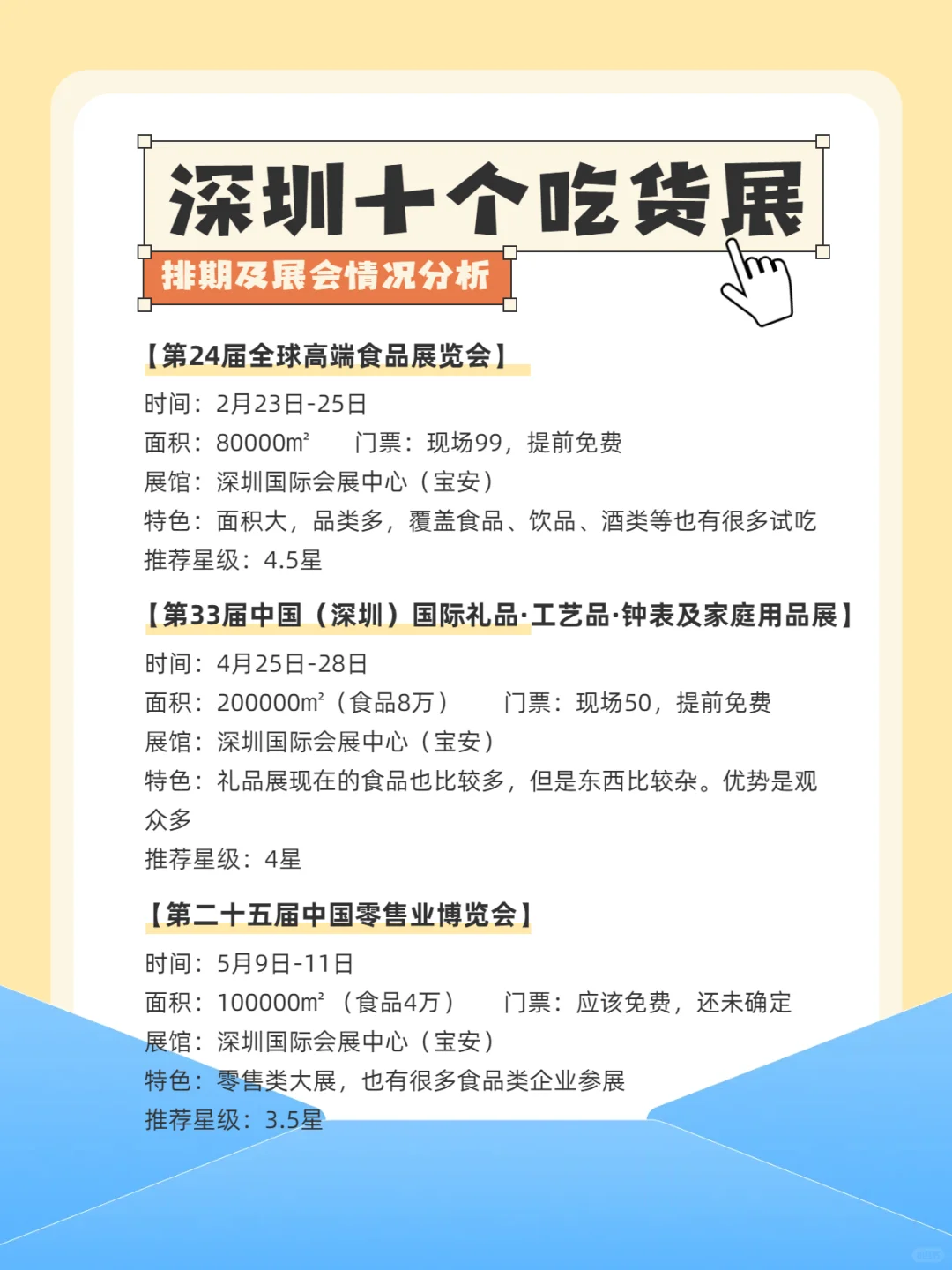 2025十个深圳吃货类食品展餐饮展介绍