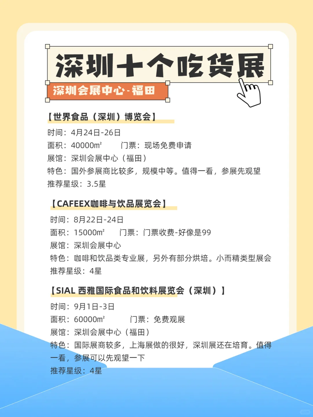 2025十个深圳吃货类食品展餐饮展介绍