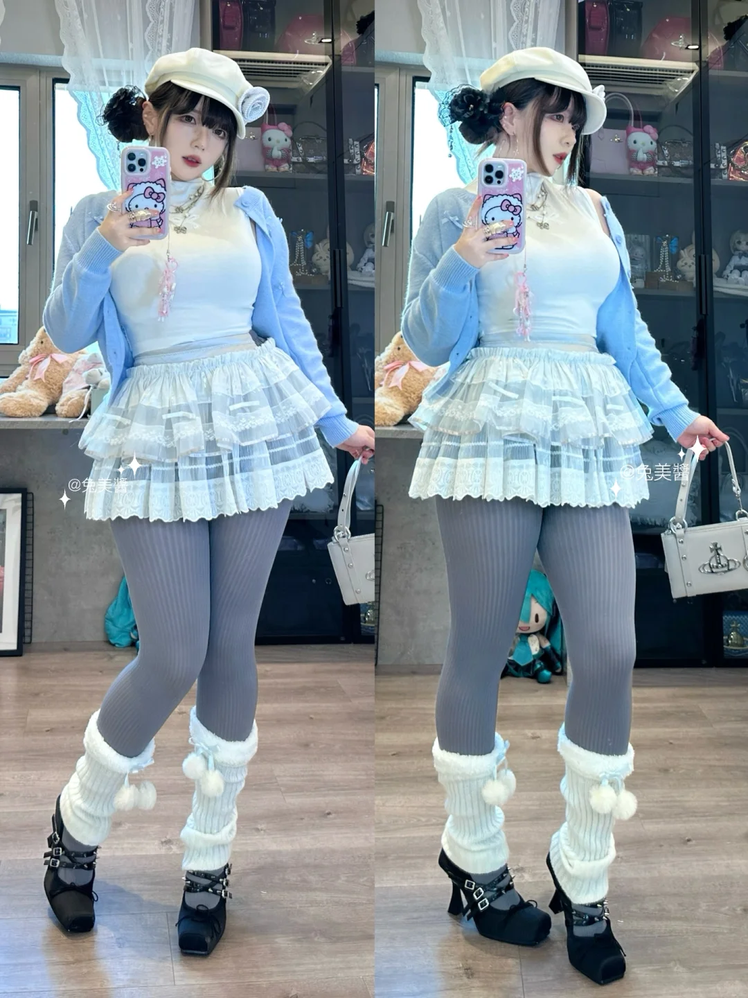 蓝色芭蕾?ྀི姐姐肉肉的也好漂亮？