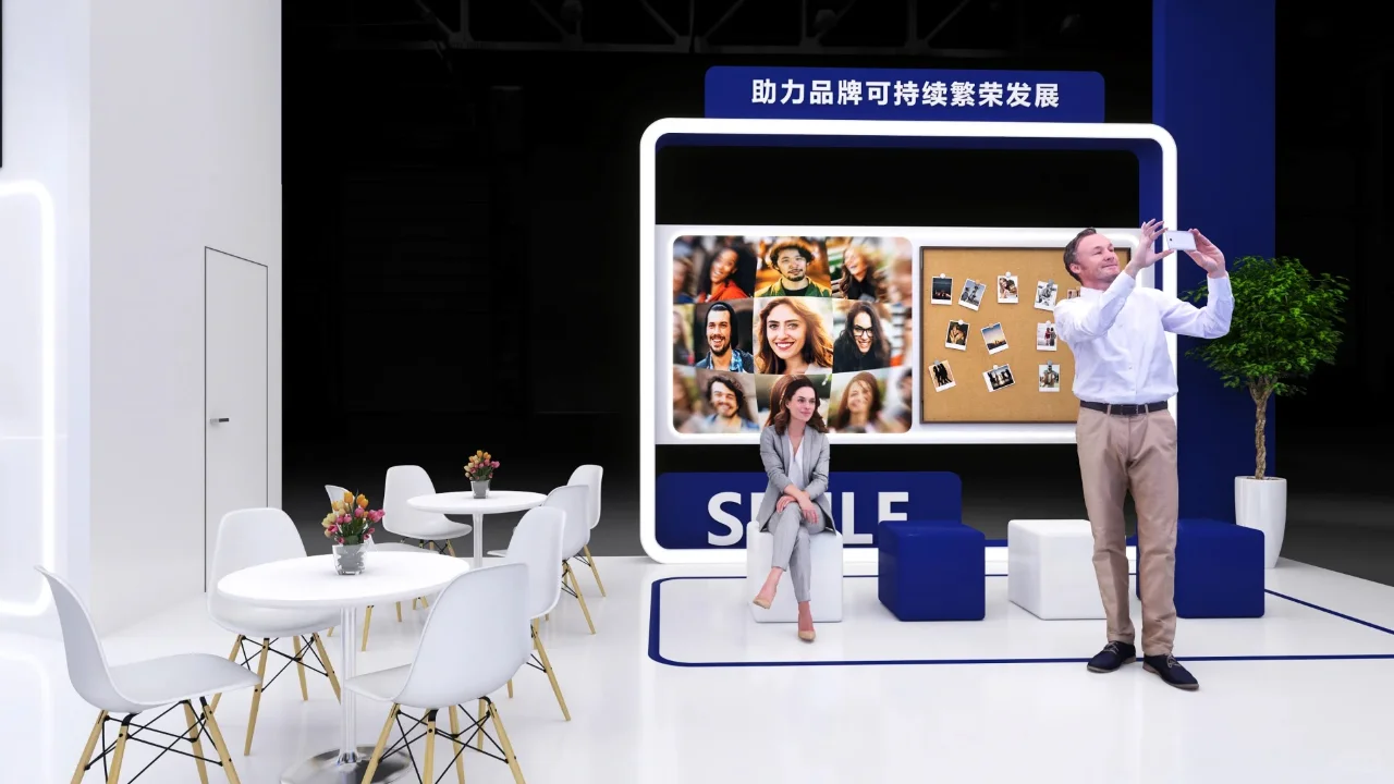 全球数字贸易博览会展台设计