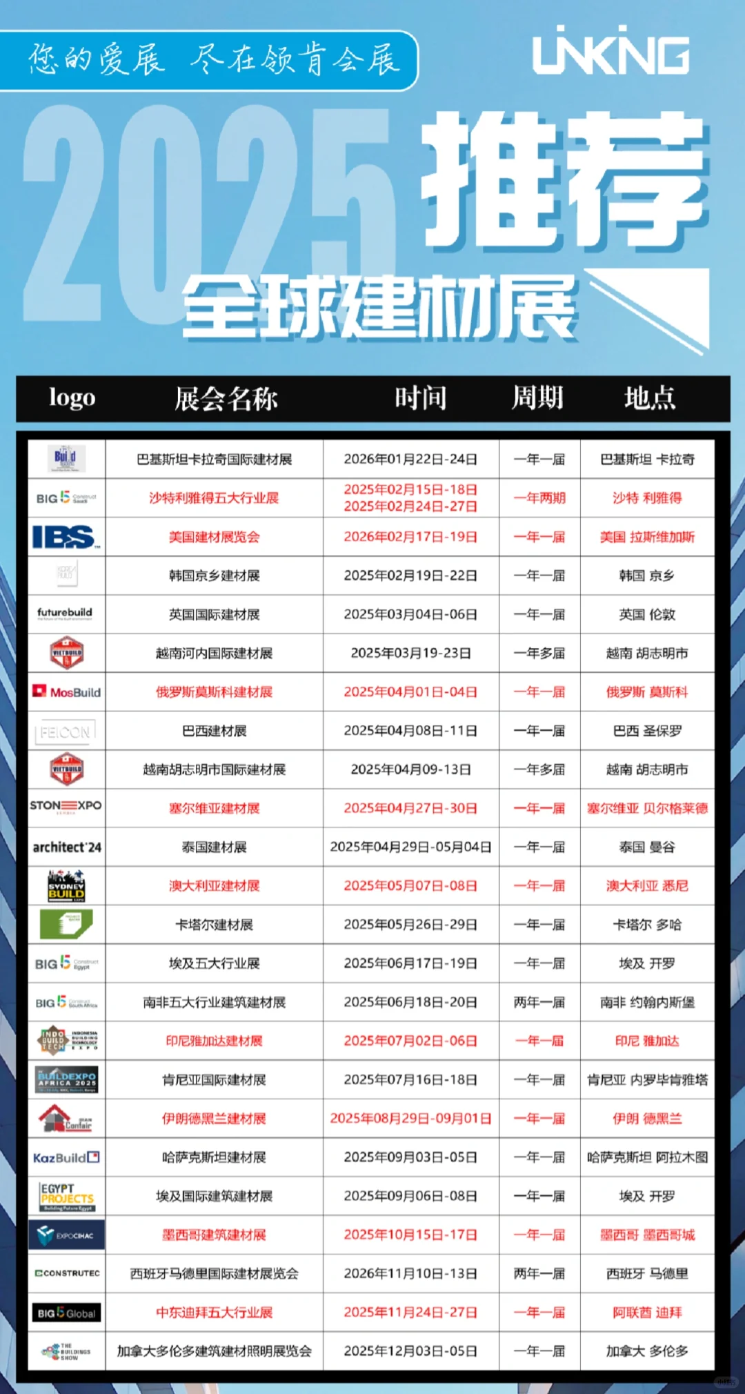 石材建材企业想要参加外贸展会的联系我哟