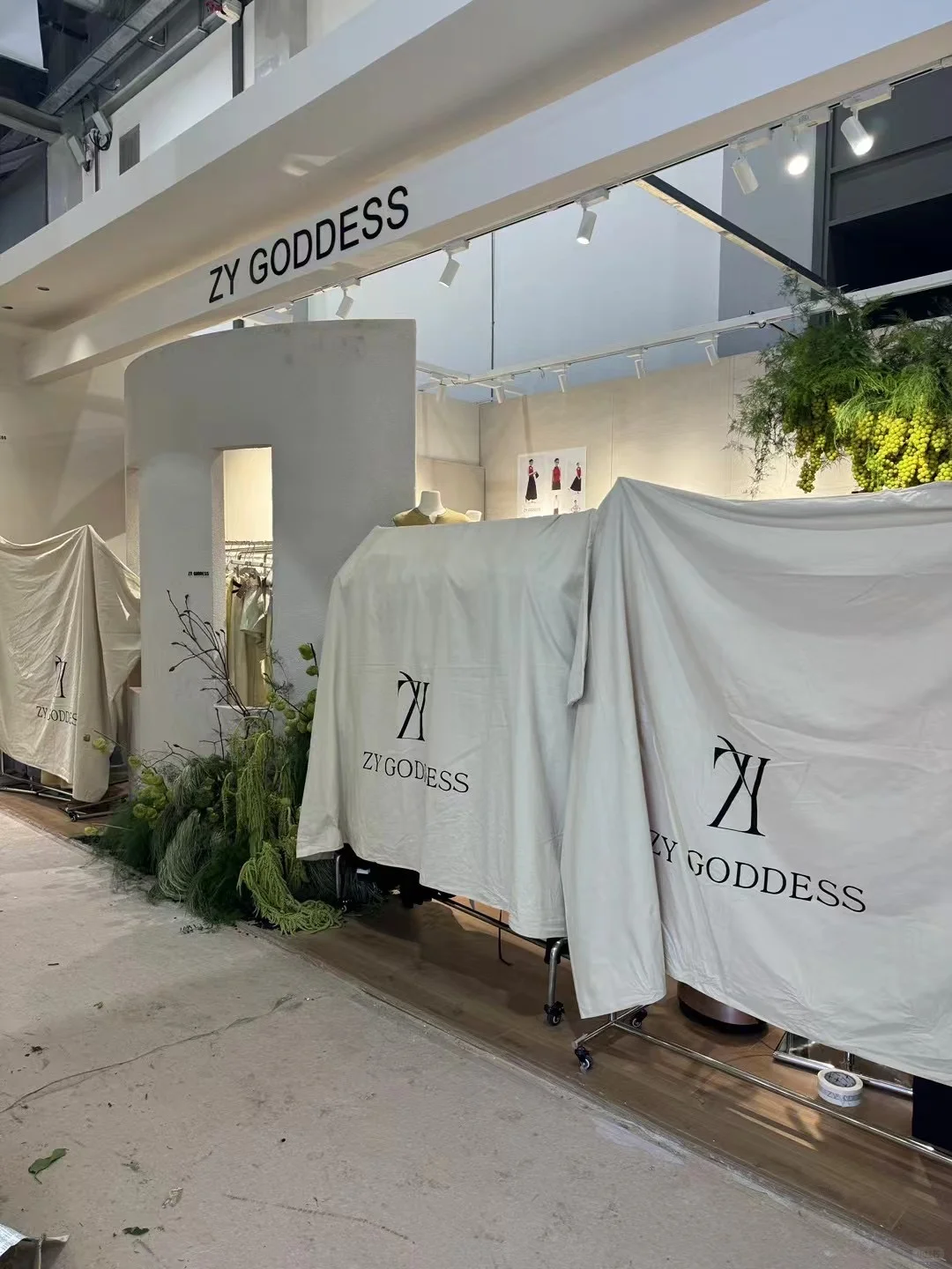 服装展会落地实拍