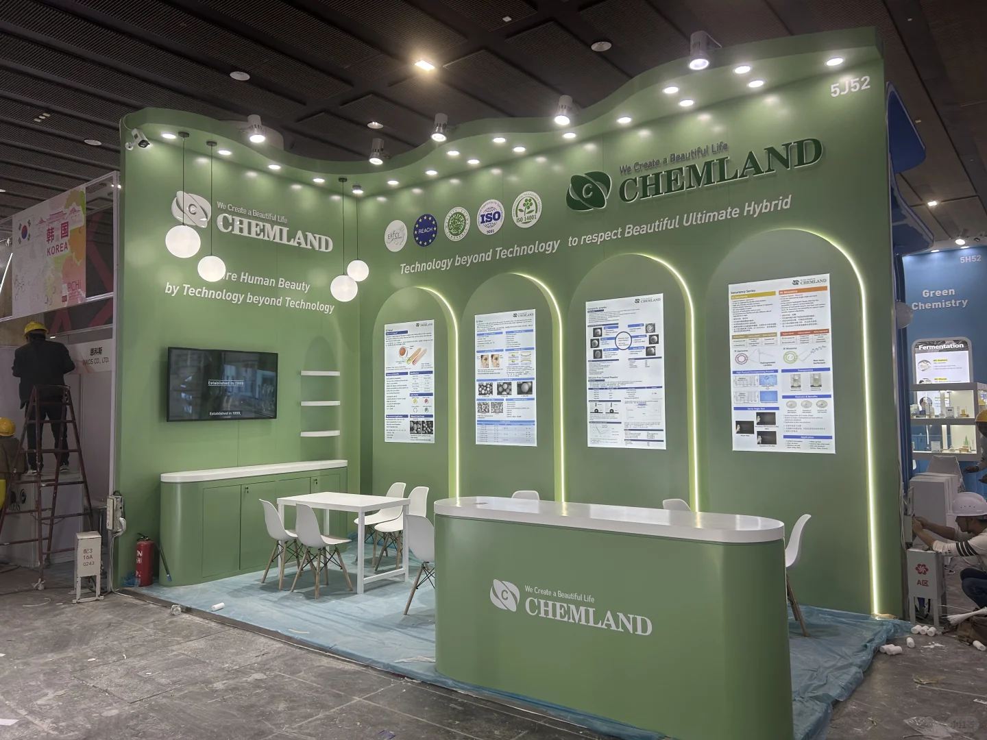 PCHI展会设计搭建，简约风也能惊艳全场！