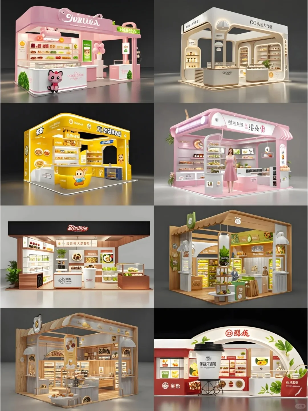 食品类展位设计