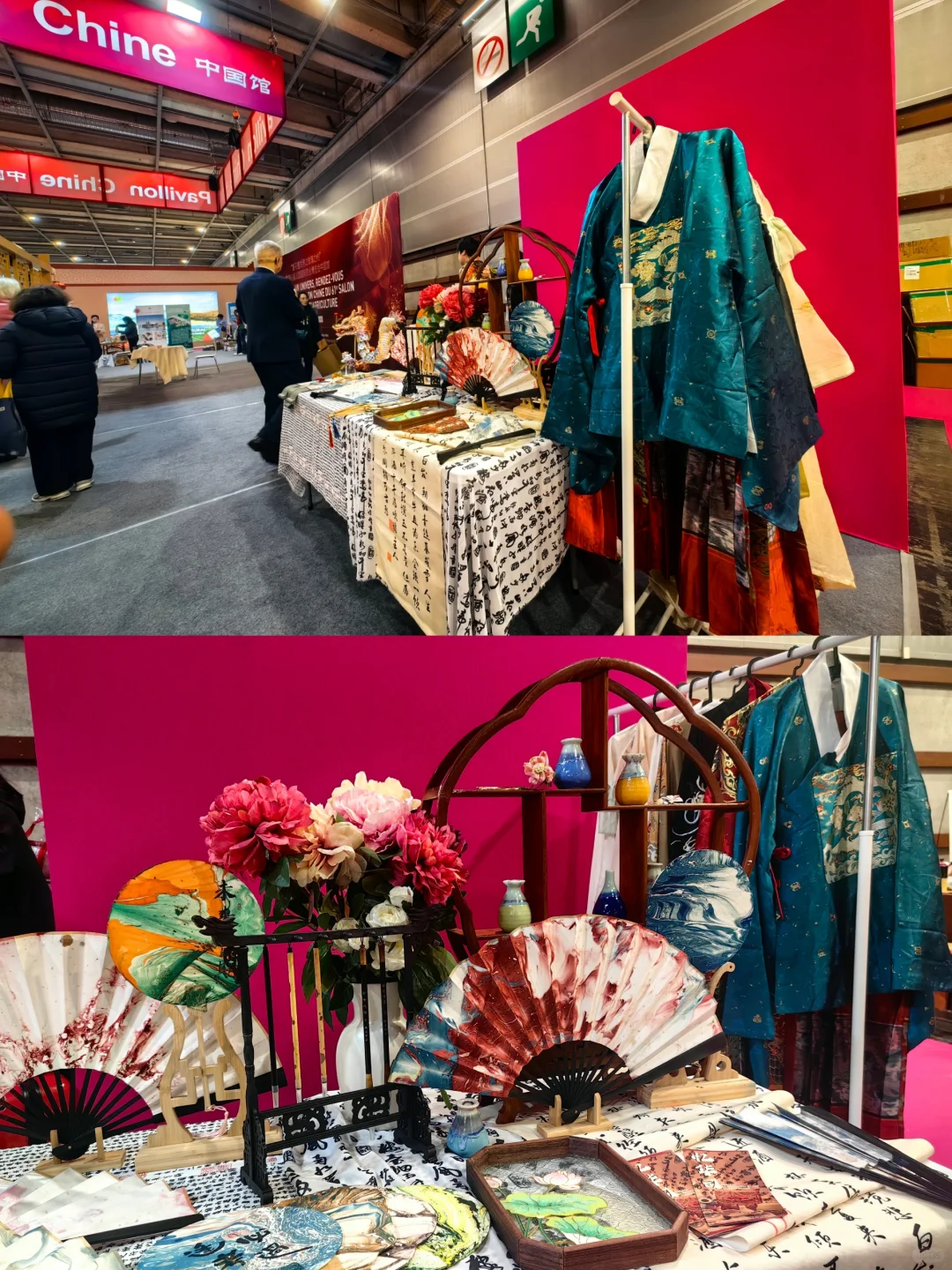 汉服非遗走进巴黎农业展中国馆！