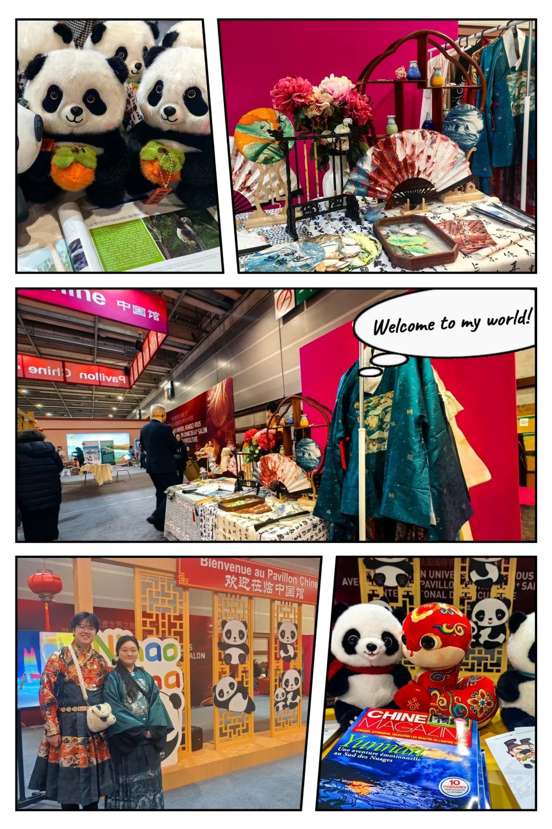 汉服非遗走进巴黎农业展中国馆！