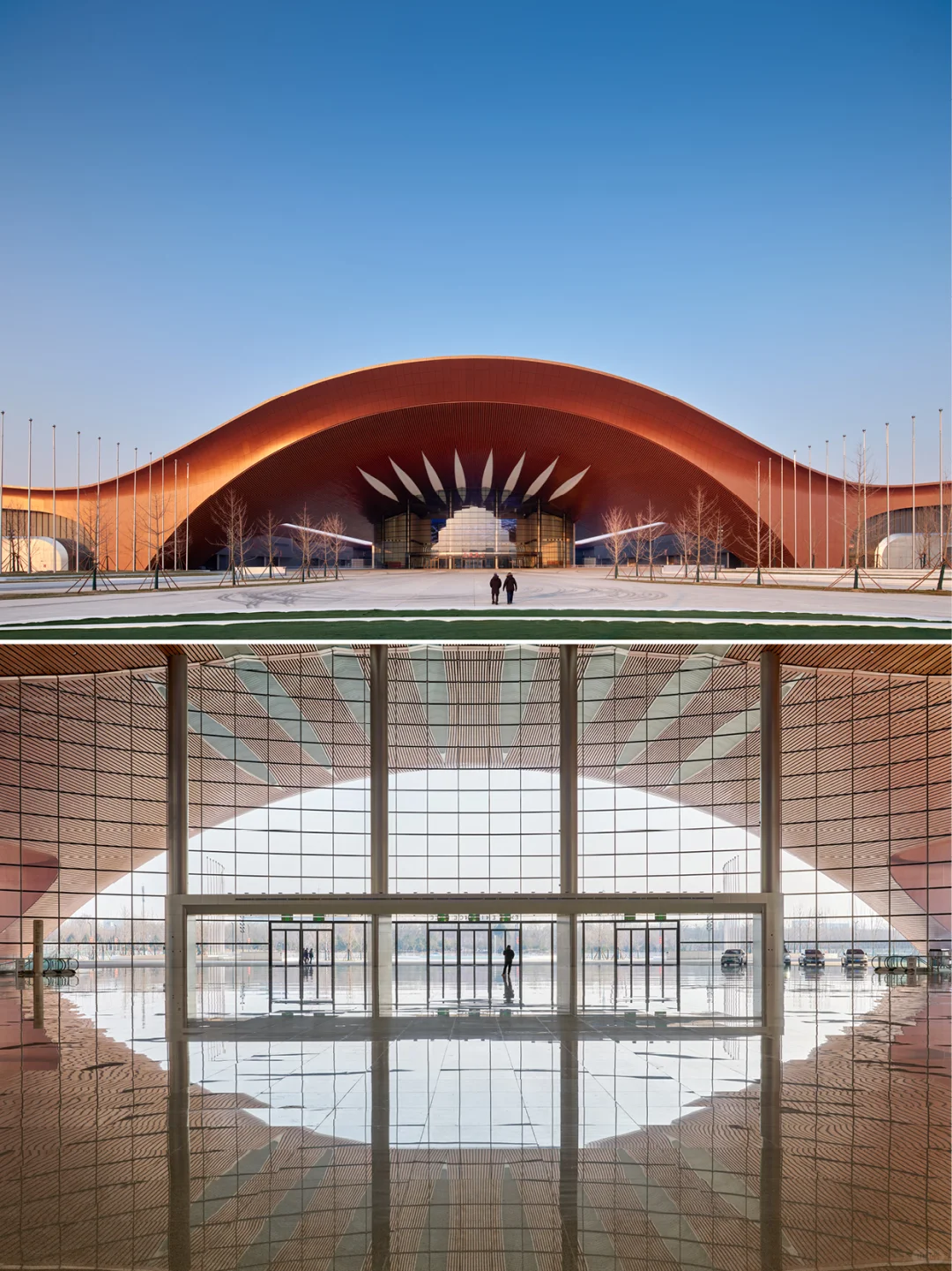 交织的紫金“丝带”?扎哈事务所新作首都国展