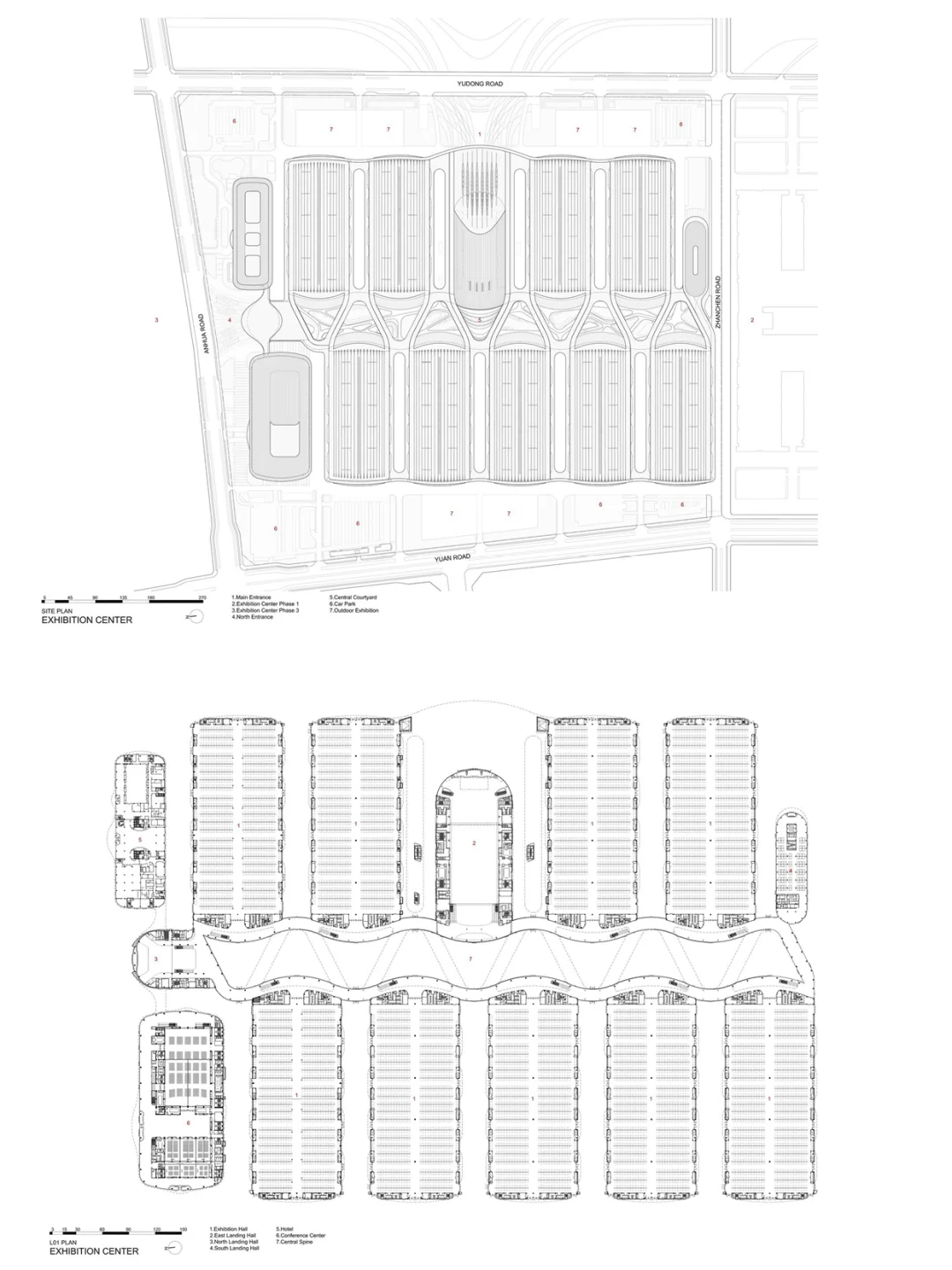 交织的紫金“丝带”?扎哈事务所新作首都国展