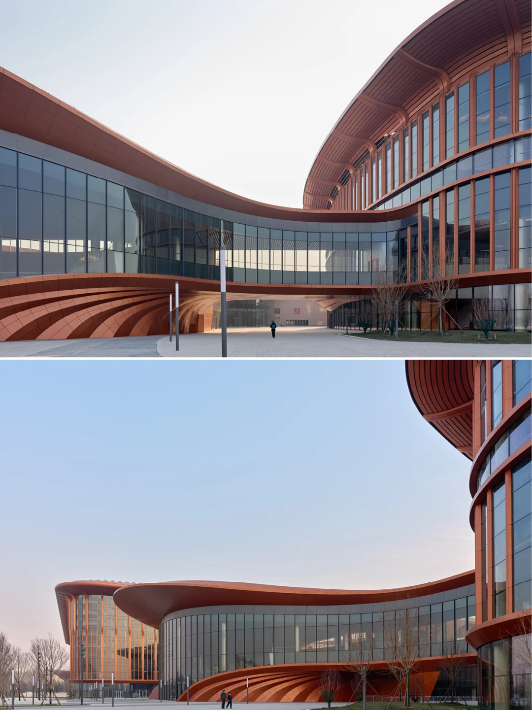 交织的紫金“丝带”?扎哈事务所新作首都国展