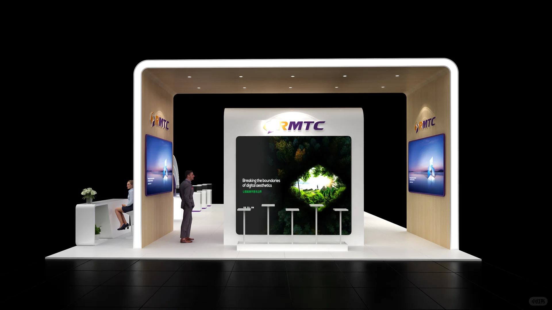 ?光博会｜白色+木纹+绿植，细节控狂喜！