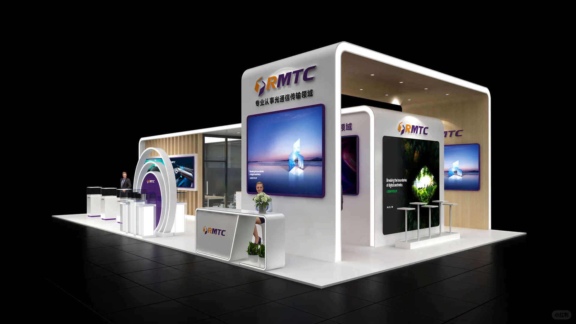 ?光博会｜白色+木纹+绿植，细节控狂喜！