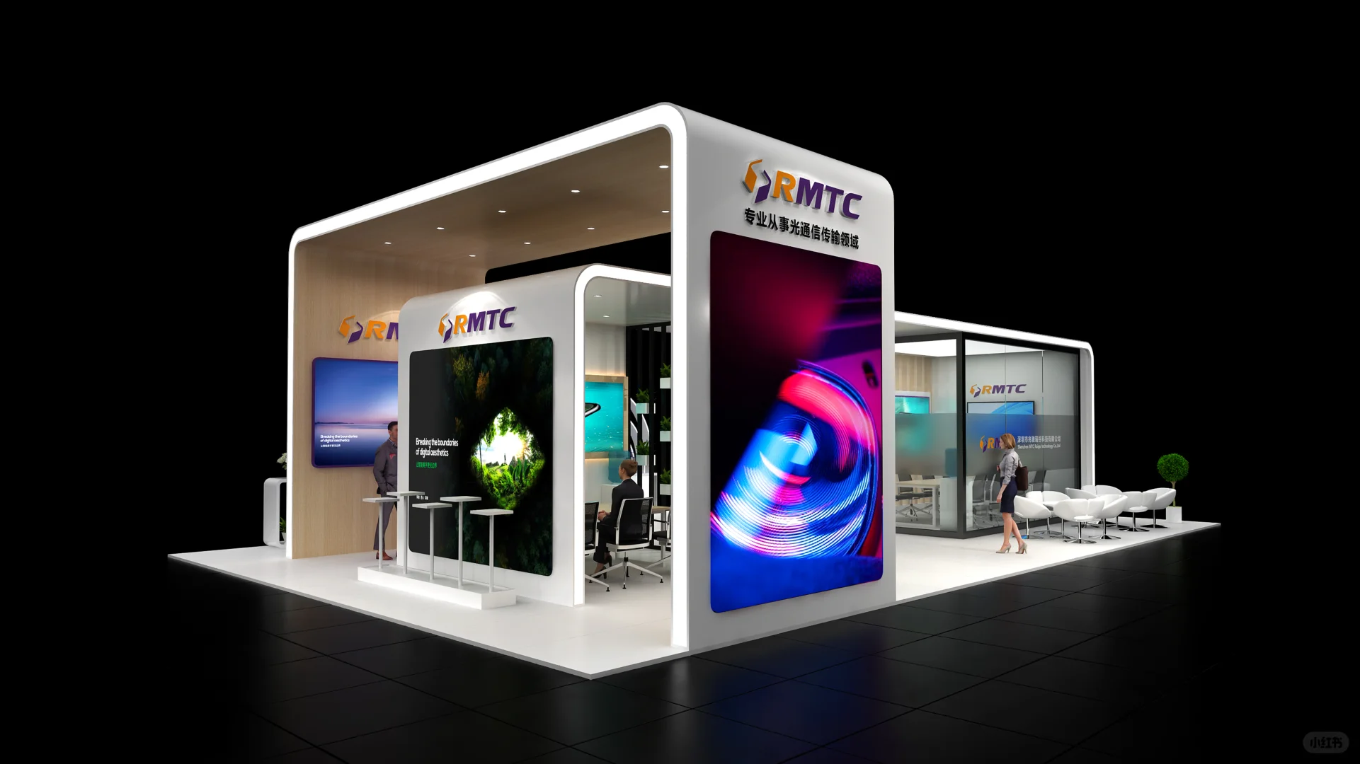 ?光博会｜白色+木纹+绿植，细节控狂喜！