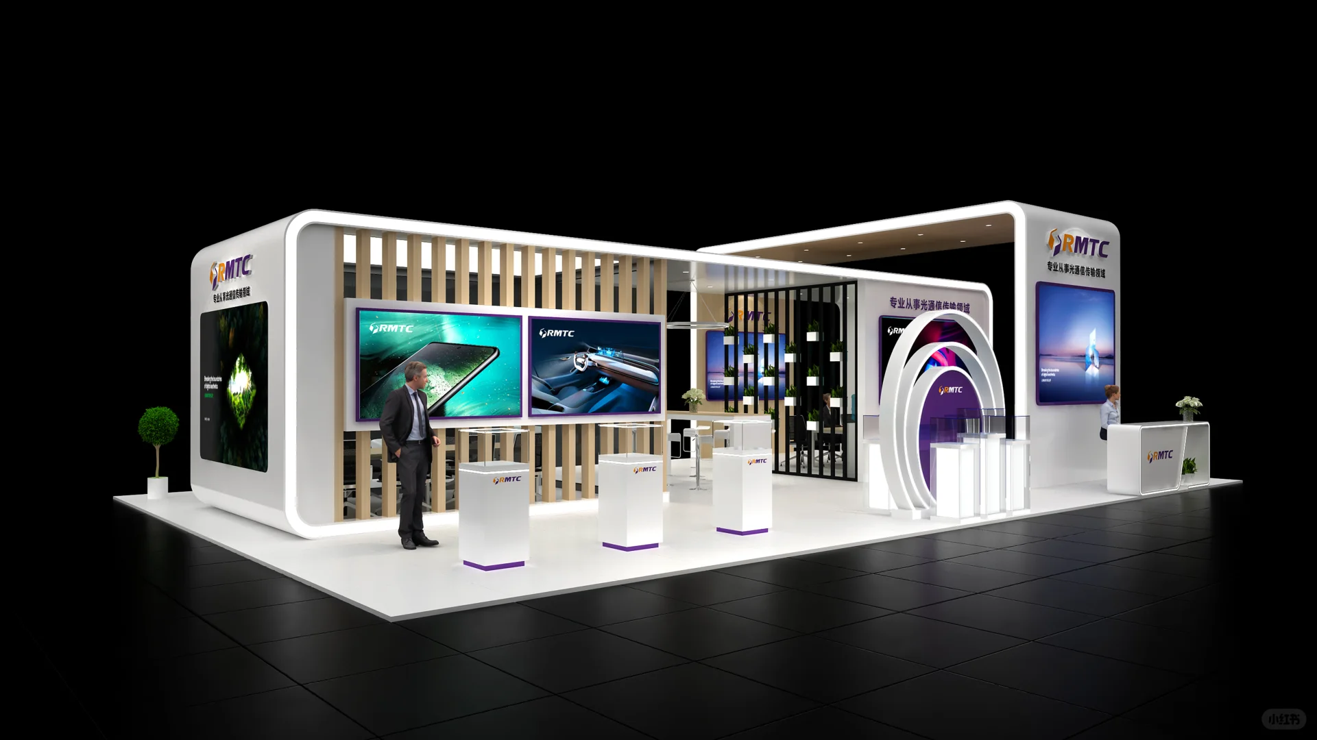 ?光博会｜白色+木纹+绿植，细节控狂喜！