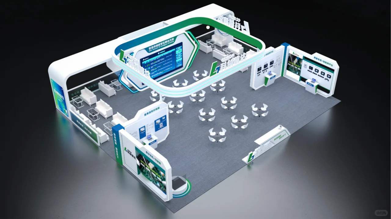 畜牧展 |科技风?️通透|展台设计搭建!