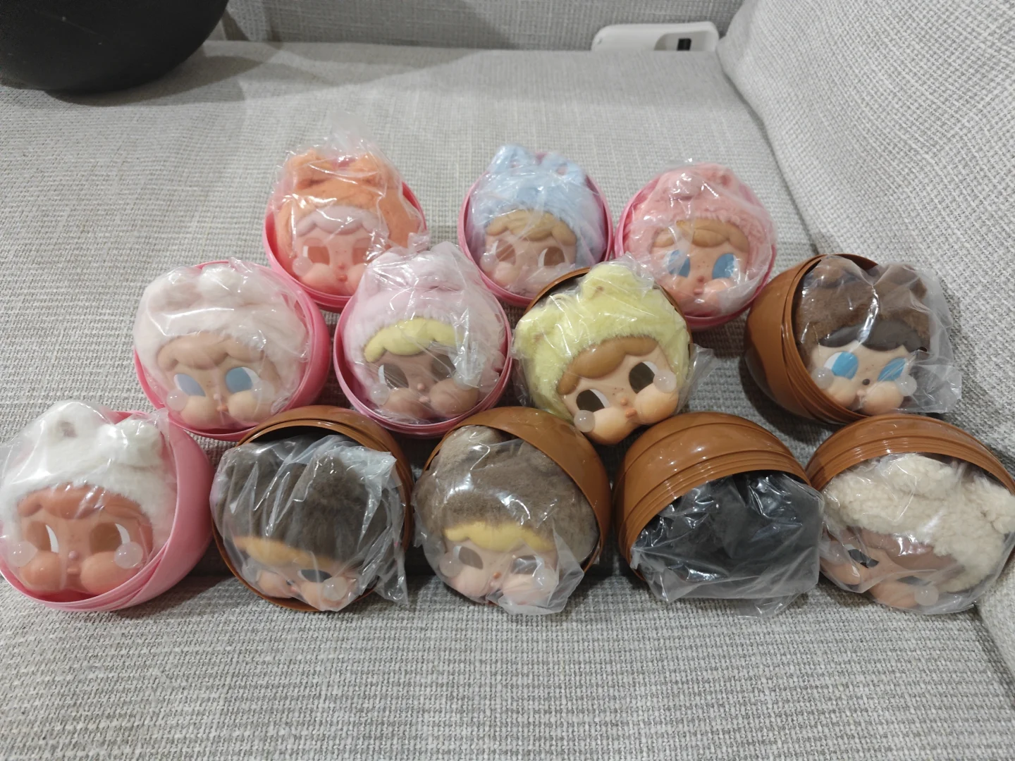 泰国展会哭娃扭蛋全套