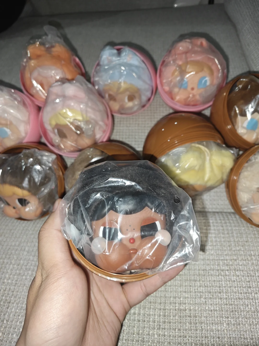 泰国展会哭娃扭蛋全套