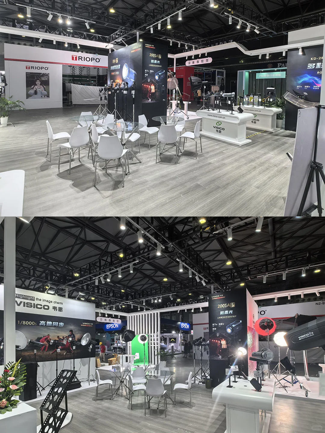 灯光展 108㎡展会设计搭建效果图