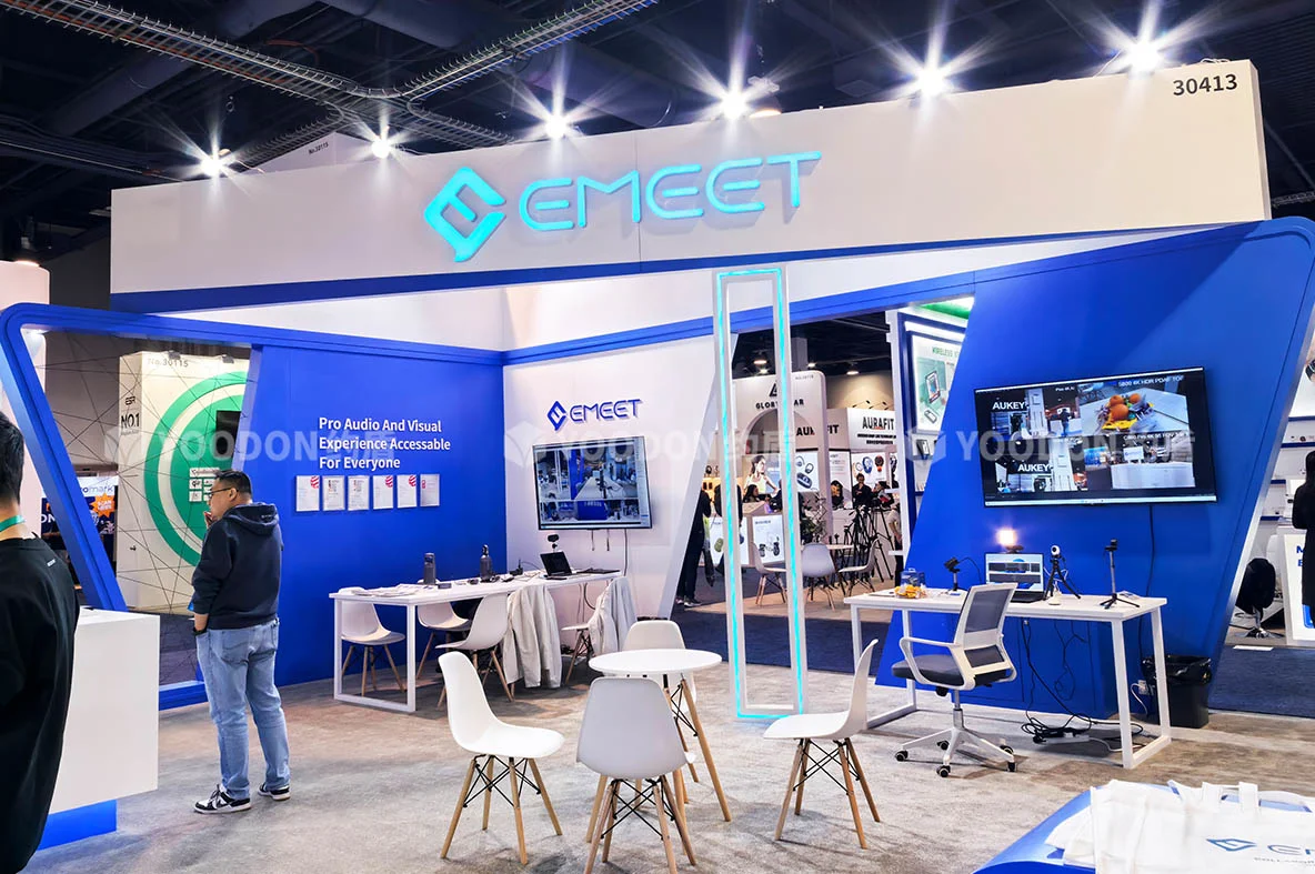 美国CES展会搭建科技感与未来感完美融合！