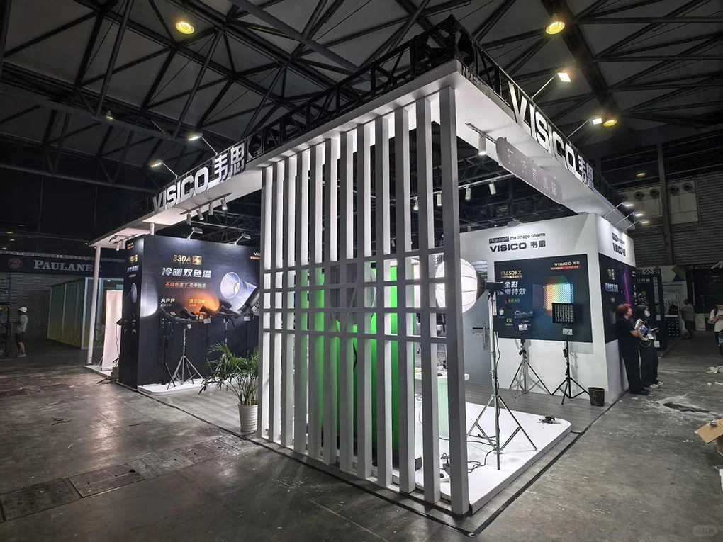 灯光展 108㎡展会设计搭建效果图