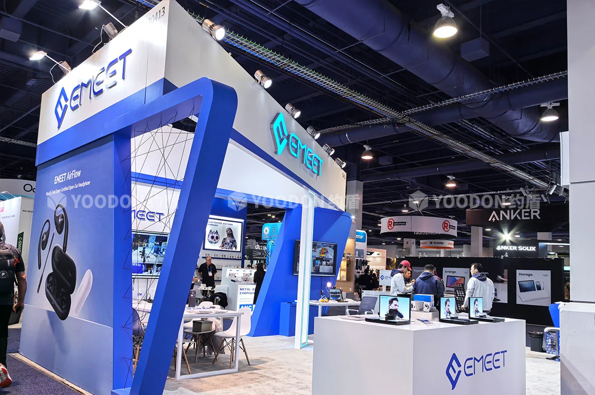 美国CES展会搭建科技感与未来感完美融合！