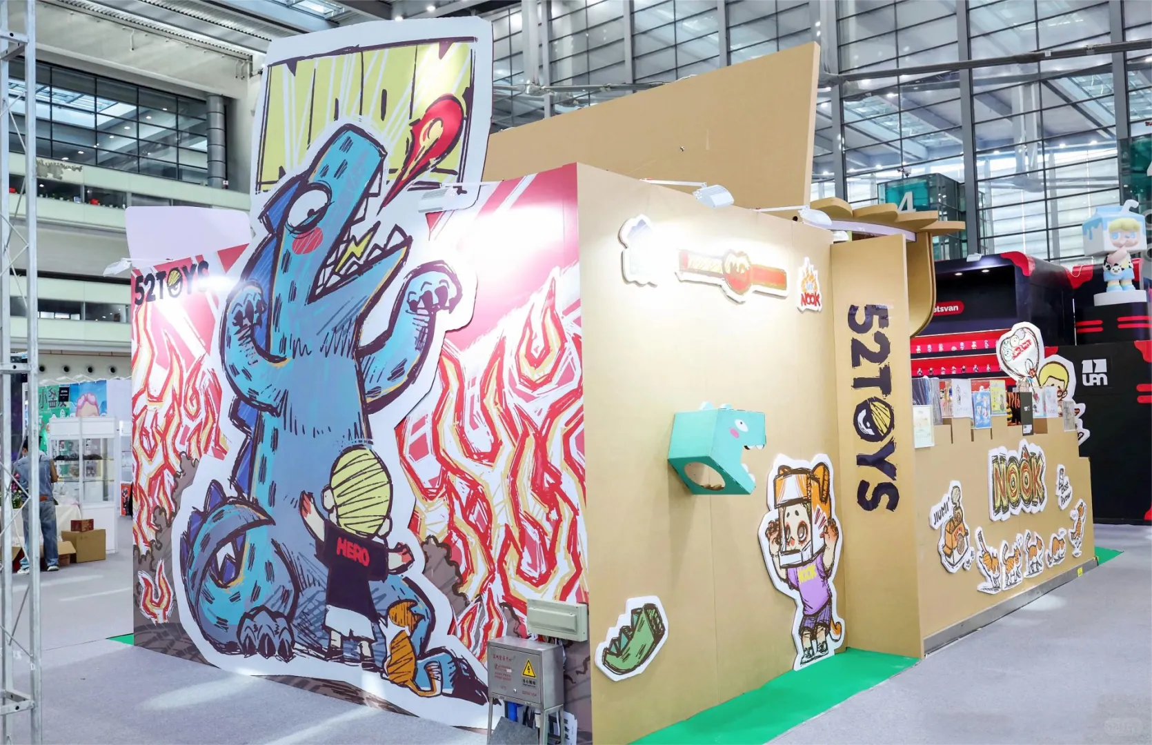 潮趣满满潮玩展！重庆展会展台美陈制作搭建